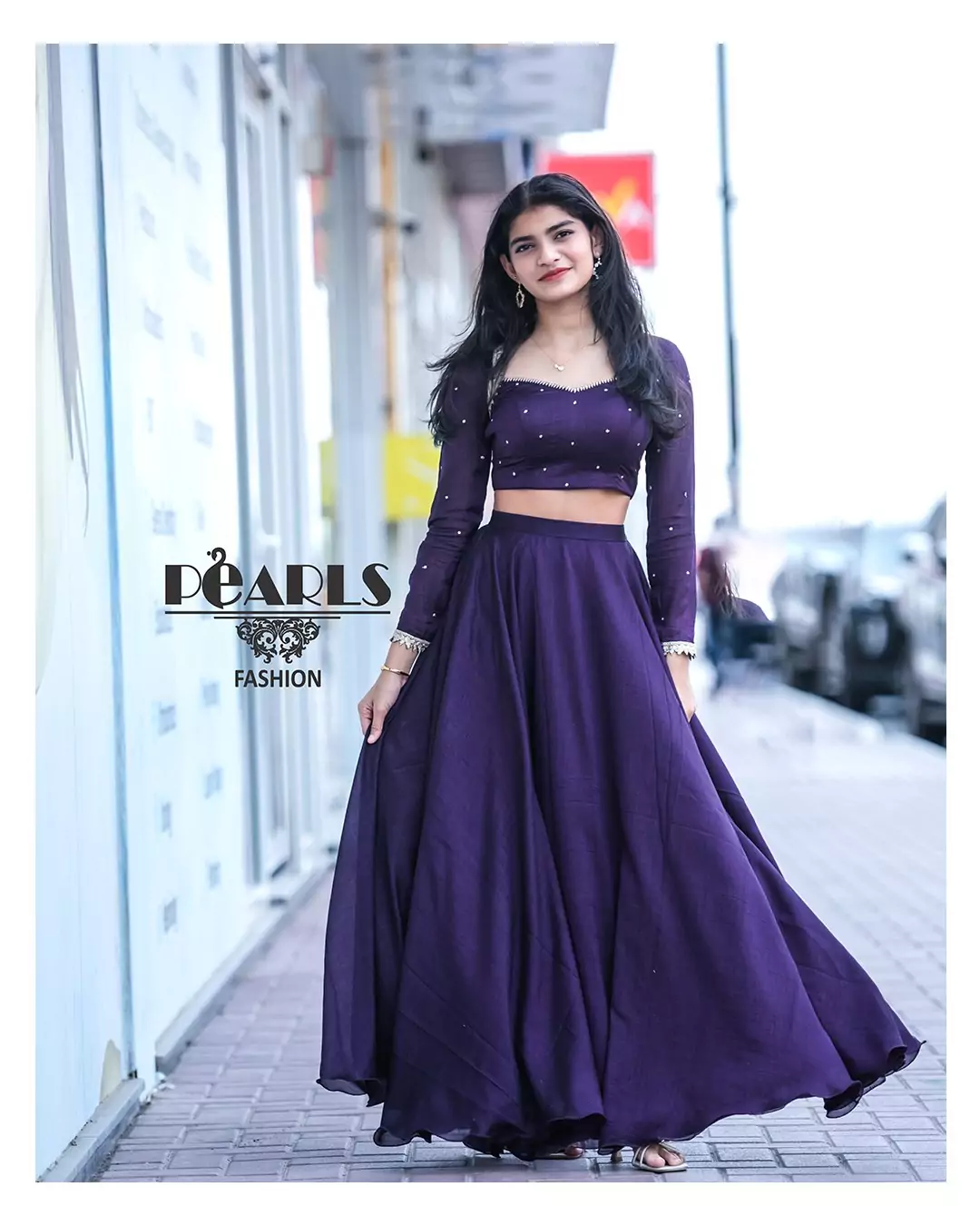 Crop Top & Skirt Set