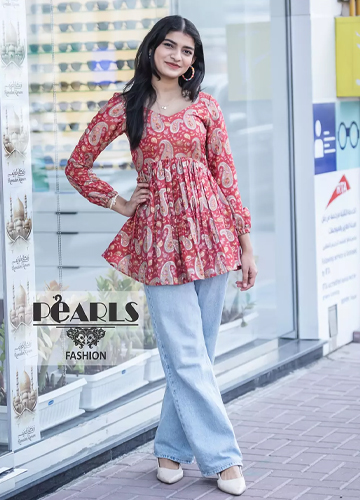 Floral Red Top